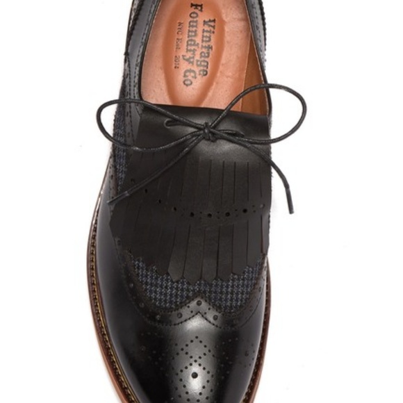 Vintage Foundry The Kenyte Kiltie Leather Oxford